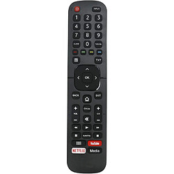 SANAG En2Bb27H En2Bb27Hb Telecommande De Remplacement Pour Hisense Tv H50A6100 H50Ae6030 H55A6100 H55Ae6030 H65A6100 H65Ae6030 H32A5600Uk H39A5600Uk H43A5600Uk H32Ae5500 H39Ae5500 H43A6100 H43Ae6030