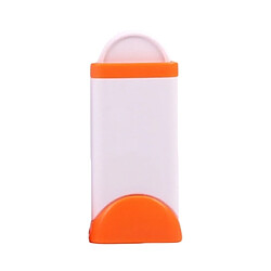 Wewoo Petit mini brosse multifonctionnel électrostatique fourrure nettoyant poils pour animaux de compagnie orange