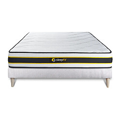 Avis Sleepfit Ensemble 180x200 matelas FLEXY + sommier kit blanc