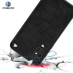 Coque en TPU + PU combo noir pour Samsung Galaxy S20 Plus