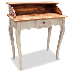 Maison Chic Bureau,Table de travail,bureau de travail pour chambre Bois de récupération massif 80 x 40 x 92 cm -GKD77965