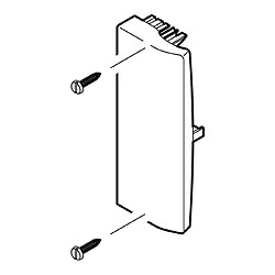 embout - logix - 100 x 50 - blanc artic - planet wattohm 49004