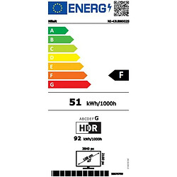 TV intelligente Nilait Luxe NI-43UB8002S 4K Ultra HD 43" pas cher