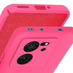 Avizar Coque pour Xiaomi 13T et 13T Pro Semi-rigide Soft-touch Anti-traces Fuchsia pas cher