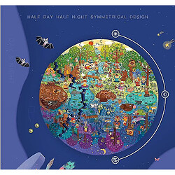 Avis Universal Puzzle Jouets Éducation Puzzle Dessiné à la main Style de planche Rond Boîte ronde Ensemble Cadeaux pour enfants | Puzzles