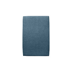 Sommeil de plomb Tete de lit Tapissée Tissu Bleu L 90 cm - Ep 10 cm rembourré