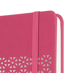 SIGEL J0207 Agenda semainier Jolie 2020, couverture rigide, 13, 5 x 20, 3 cm, rose foncé et argent