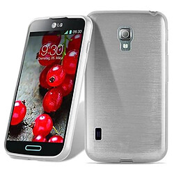 Cadorabo Coque LG L7 II (2. SIM) Etui en Argent