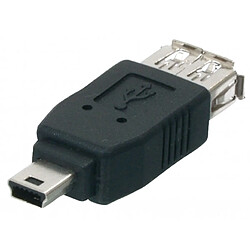 Adaptateur USB Femelle Vers Mini USB - 5 Pins Mâle Male Neuf