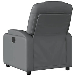 Acheter Maison Chic Fauteuil Relax pour salon, Fauteuil inclinable électrique Gris Similicuir -GKD46598