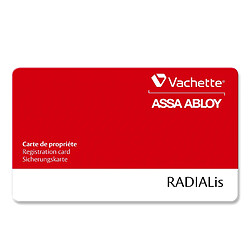 Cylindre 32,5x42,5 mm Radialis A2P2* livré avec 4 clés - VACHETTE - 24629000