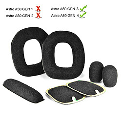 Avis INF Oreillettes de remplacement et couvre-bandeau pour casque Astro A50 Gen 3/4