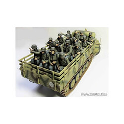 Avis Master Box Figurine Mignature German Infantry ""off To The Front"" Vehicle Riders Wwii