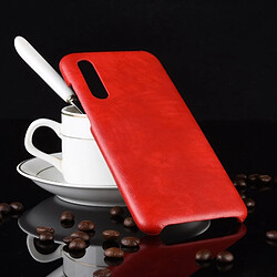 Wewoo Coque antichoc Litchi Texture PC + PU pour Xiaomi Mi 9 (rouge)