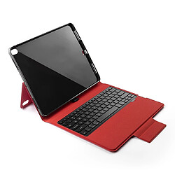 Avis Wewoo Clavier Bluetooth rétroéclairé avec étui à rabat en cuir pour iPad Pro 12.9 2018 rouge