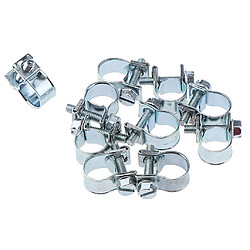 10x colliers de serrage colliers de serrage de carburant colliers de serrage pour tuyau de carburant diesel Ø 10 - 12mm