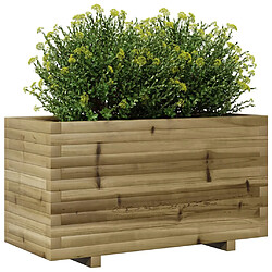 Avis vidaXL Jardinière 90x40x49,5 cm bois de pin imprégné