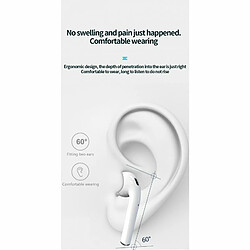 Bluetooth Écouteur 5.0 Hifi Sans Fil Casque Sport Écouteurs Casque Contrôle Tactile Avec Boîtier De Charge Pour Smarthone Jaune