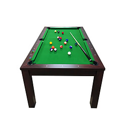 Acheter Simba BILLARD AMERICAIN 7FT Snooker table de billard mod. Green Star avec COUVERTURE EN BOIS INCL - Mesure 188 x 96 cm