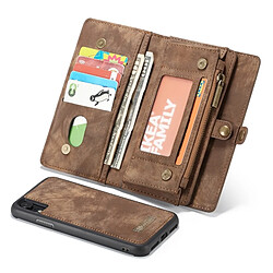 Wewoo Etui à rabat horizontal multifonction détachable pour iPhone XR, avec fente pour carte & support