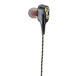 Avis Universal Écoute câblée Bass Bass Dual Drive Stéréo Écoute auriculaire Microphone