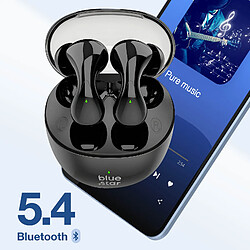 Avis Bluestar Blue Star Écouteurs Sans Fil Bluetooth Design Goutte D'eau Contrôle Tatcile Noir