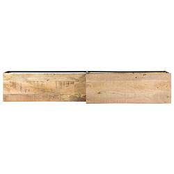 Acheter vidaXL Meuble TV 180x30x50 cm Bois de manguier brut