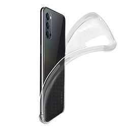 Avizar Coque Oppo Reno 4 Flexible Antichoc Coins Bumper Transparent pas cher