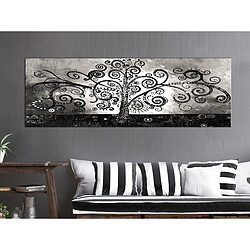 Decoshop26 Tableau toile de décoration murale impression premium en 1 partie sur châssis en bois motif Sentiers sinueux de la nature 120x40cm 11_0013848