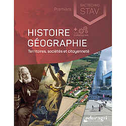 Histoire géographie première bac techno STAV : territoires, sociétés et citoyenneté