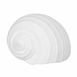 BigBuy Home Figurine Décorative Blanc Conque 15 x 11 x 9 cm