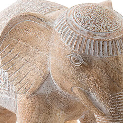 Figurine Décorative DKD Home Decor Eléphant Résine (34.5 x 15.7 x 24.3 cm)