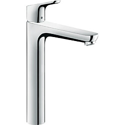 Hansgrohe - Mitigeur de lavabo Focus 230 longueur 185 mm avec tirette et vidage chromé