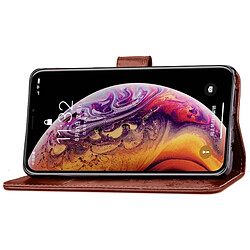 Wewoo Etui à rabat horizontal en cuir PU avec motif en relief pour iPhone XR, avec support pas cher