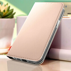 Acheter Avizar Housse iPhone 14 Porte-carte Fonction Support Vidéo Clapet Magnétique Rose Gold