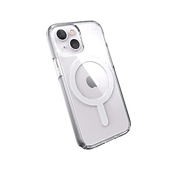 Editions Ricordi Speck Presidio Perfect-Clear + Magsafe ? Coque pour iPhone 13 Mini avec revêtement MICROBAN (Transparent)