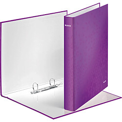 LEITZ Classeur à anneaux WOW, A4+, carton dur, violet ()