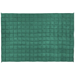 Acheter Beliani Couverture lestée 7 kg 120 x 180 cm vert émeraude NEREID