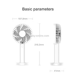 Acheter Mini Ventilateur Électrique Portatif de Bureau de Charge USB d'origine Xiaomi ZMI de Grande Capacité 3350mAh, avec Contrôle de Vitesse 3 (Blanc)