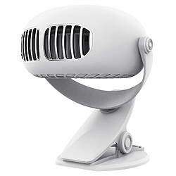 Avis JJBRDZ-Ventilateur Rechargeable USB Portable Mini Ventilateur à Pince de Bureau Silencieux à 3 Vitesses à 360 Degrés avec Vent Fort Tournant Blanc Silencieux