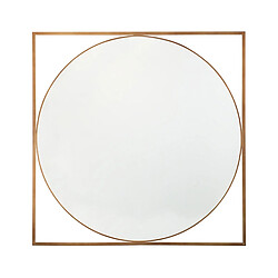 Beliani Miroir NIHOA 76 cm Doré