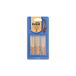 Pack de 3 anches Rico Royal pour saxophone alto force 2.5