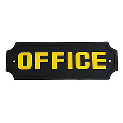 panneau en caoutchouc de signe de porte en caoutchouc de bureau de PVC de plaque avec des vis