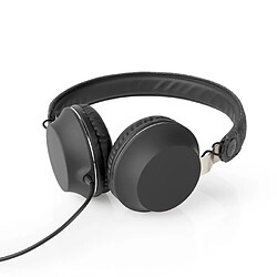 NEDIS Casque SONO Audio Studio Professionnel NOIR, Casque Filaire 3.5mm + Adaptateur 6.35mm, Casque de Monitoring, Son Parfait