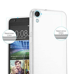 Cadorabo Coque HTC Desire 820 Etui en Argent