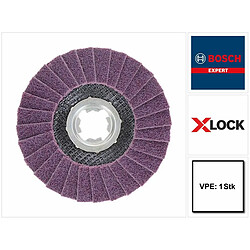 Bosch EXPERT N475 Surface Conditioning Material Disque à lamelles, 125 mm, Moyen, X-LOCK, 1 pc. (2608901474)