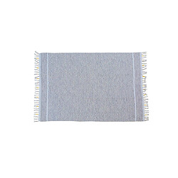 Alter Tapis moderne Ontario, style kilim, 100% coton, gris, 170x110cm