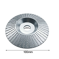 Ponçage en bois de carbure découpant le disque de façonnage pour la meuleuse d'angle / meule 100mm - argent