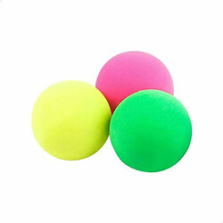 Balles pour Raquettes de plage Aktive 3 Unités Jaune Vert Rose