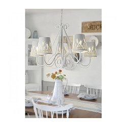 Onli Suspension SPIGA 5 Light Métal,Tissu Blanc